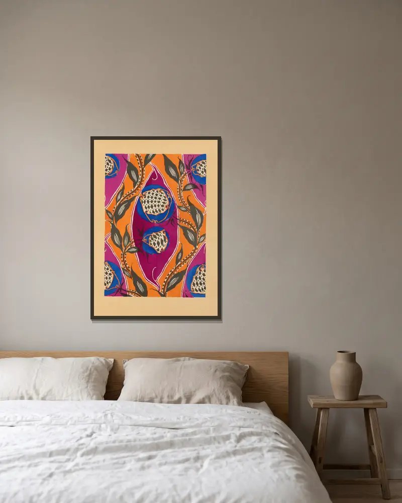 20 compositions en couleurs dans le style oriental Pl.04 av Emile-Allain Séguy inramad på en vägg