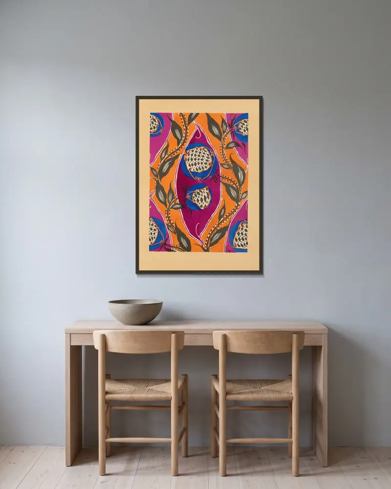 20 compositions en couleurs dans le style oriental Pl.04 av Emile-Allain Séguy inramad på en vägg