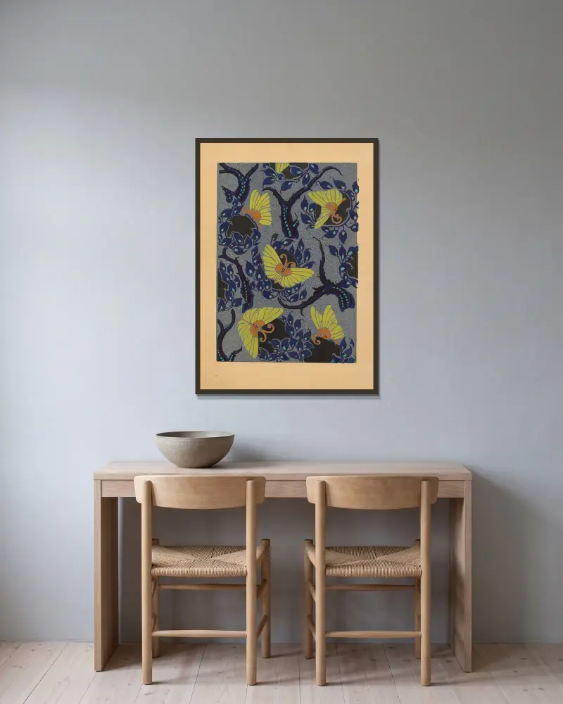 20 compositions en couleurs dans le style oriental Pl.05 av Emile-Allain Séguy inramad på en vägg