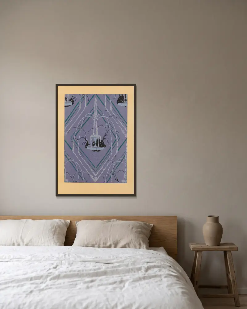 20 compositions en couleurs dans le style oriental Pl.10 av Emile-Allain Séguy inramad på en vägg