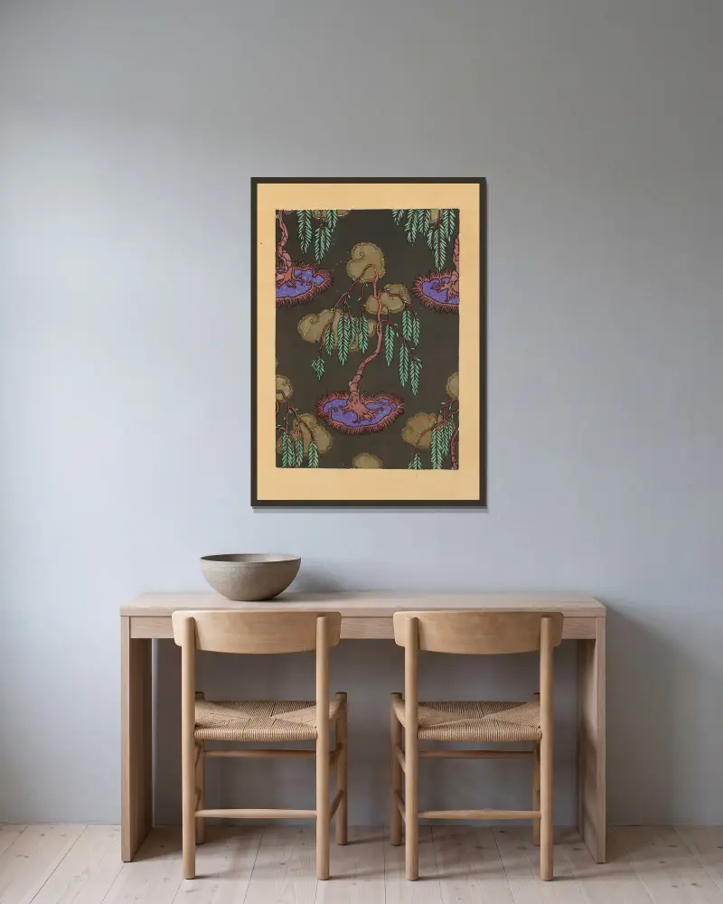 20 compositions en couleurs dans le style oriental Pl.11 av Emile-Allain Séguy inramad på en vägg
