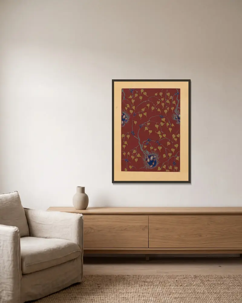 20 compositions en couleurs dans le style oriental Pl.12 av Emile-Allain Séguy inramad på en vägg