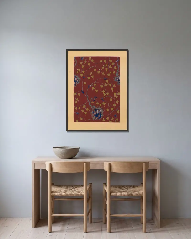 20 compositions en couleurs dans le style oriental Pl.12 av Emile-Allain Séguy inramad på en vägg