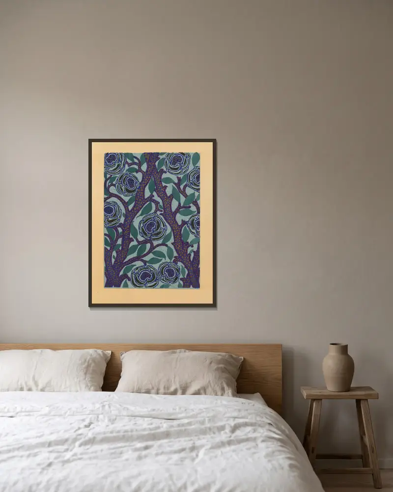 20 compositions en couleurs dans le style oriental Pl.13 av Emile-Allain Séguy inramad på en vägg