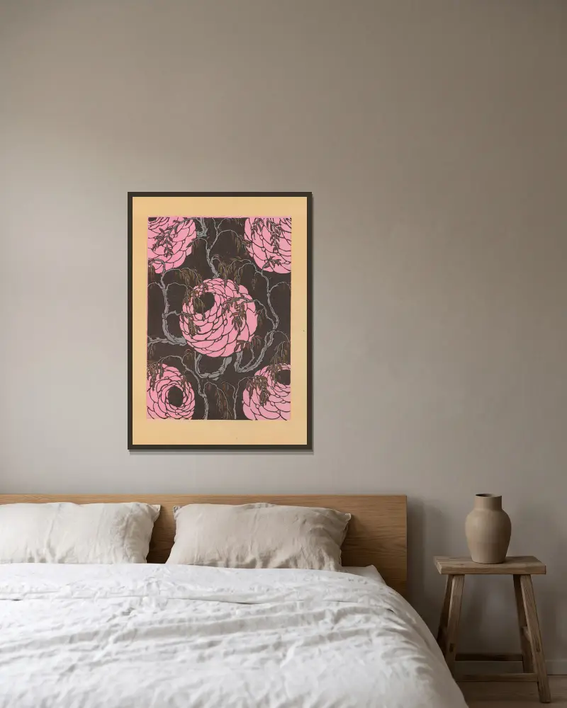 20 compositions en couleurs dans le style oriental Pl.16 av Emile-Allain Séguy inramad på en vägg