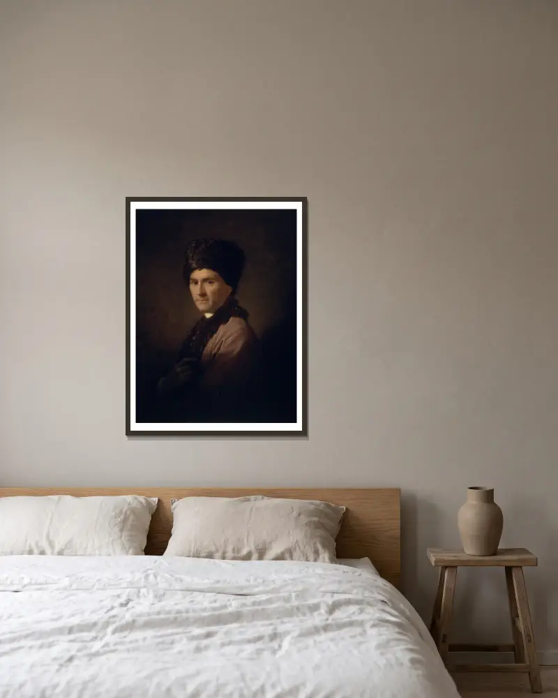 Jean-Jacques Rousseau, Allan Ramsay v rámu na stěně