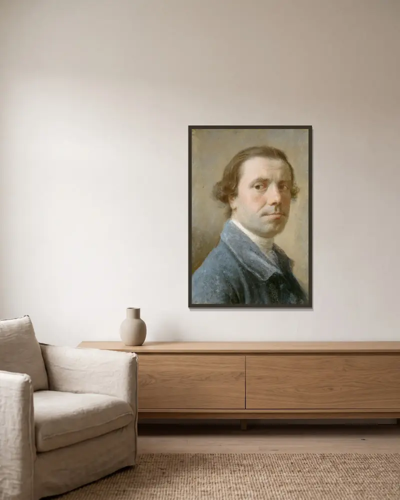 Autoportrét, Allan Ramsay v rámu na stěně