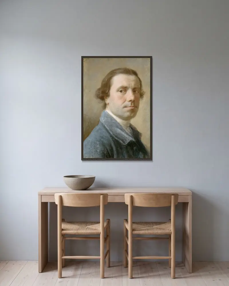 Autoportrét, Allan Ramsay v rámu na stěně