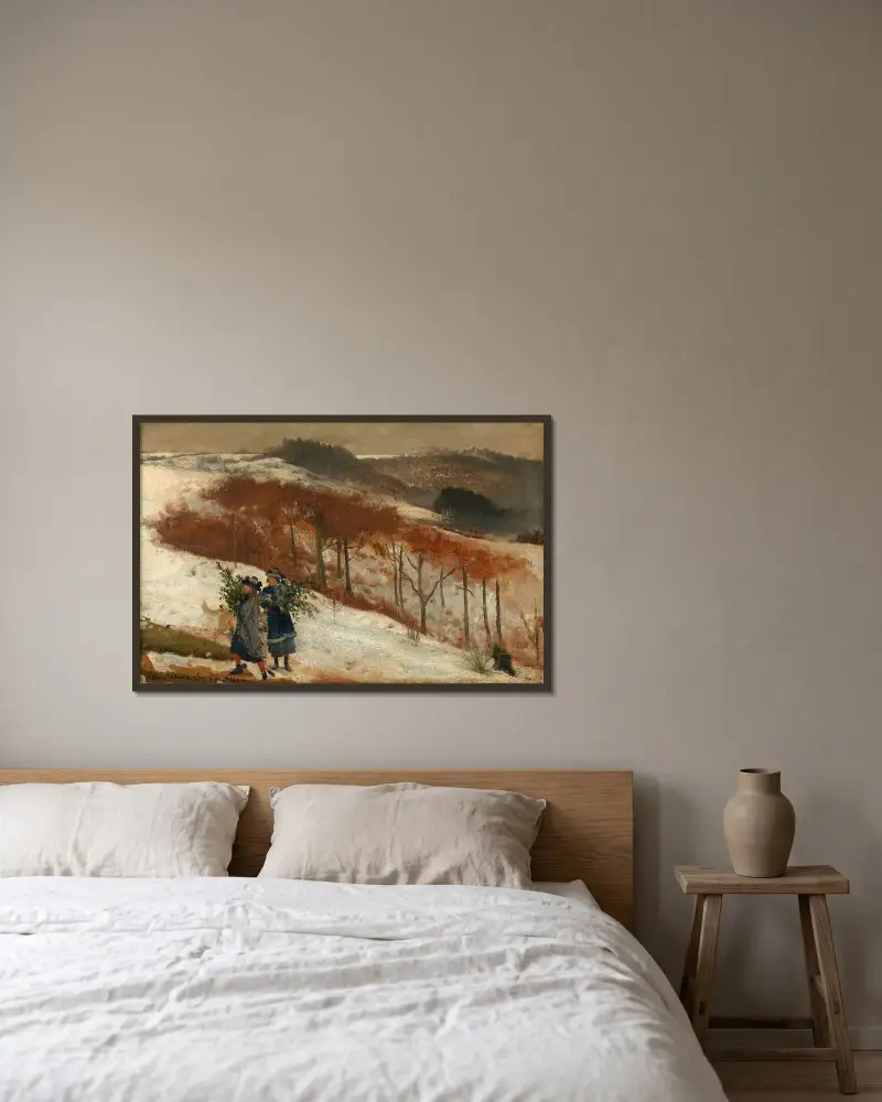 Landschaft im Wienerwald av Lawrence Alma-Tadema inramad på en vägg