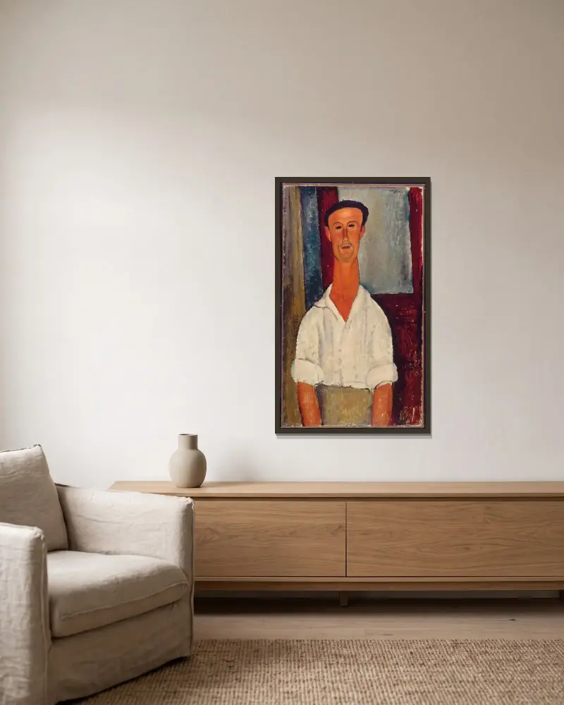 Gaston Modot, Amedeo Modigliani v rámu na stěně