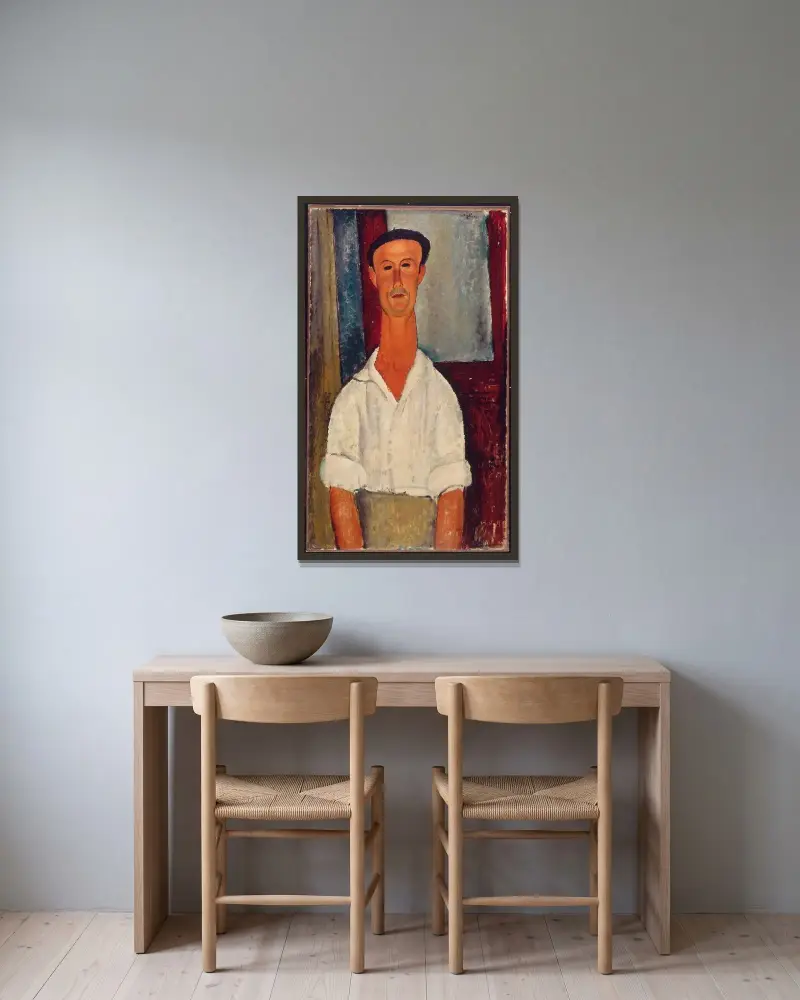 Gaston Modot, Amedeo Modigliani v rámu na stěně