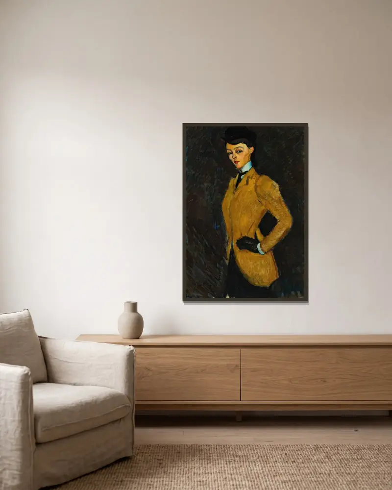 Amazonka, Amedeo Modigliani v rámu na stěně