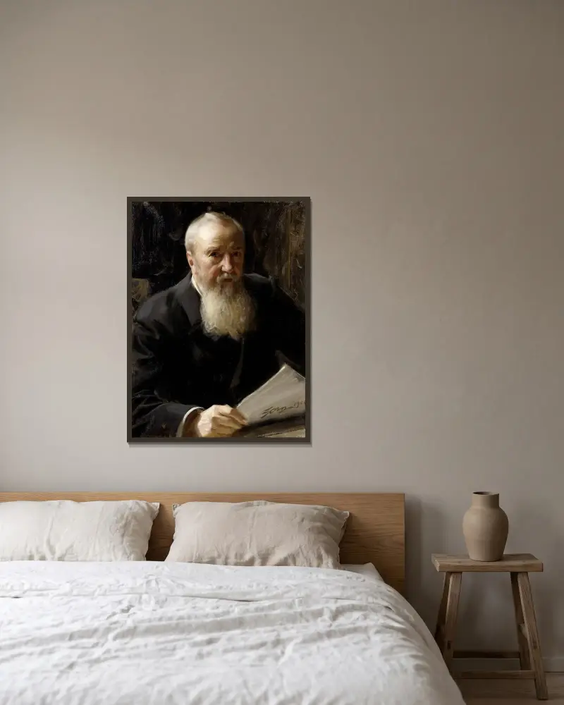 Carl Fredrik Liljevalch, Anders Zorn v rámu na stěně