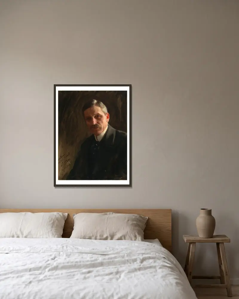 Charles Nagel, Anders Zorn v rámu na stěně