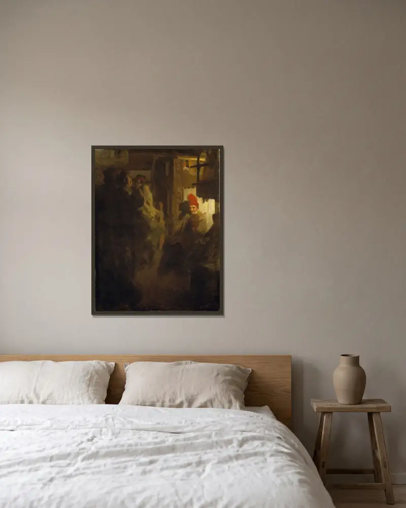 Tanec v Gopsmoru, Anders Zorn v rámu na stěně