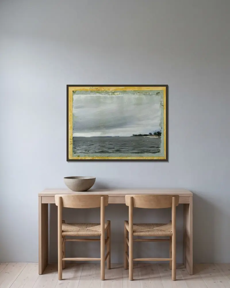 Dragö, Švédsko, Anders Zorn v rámu na stěně