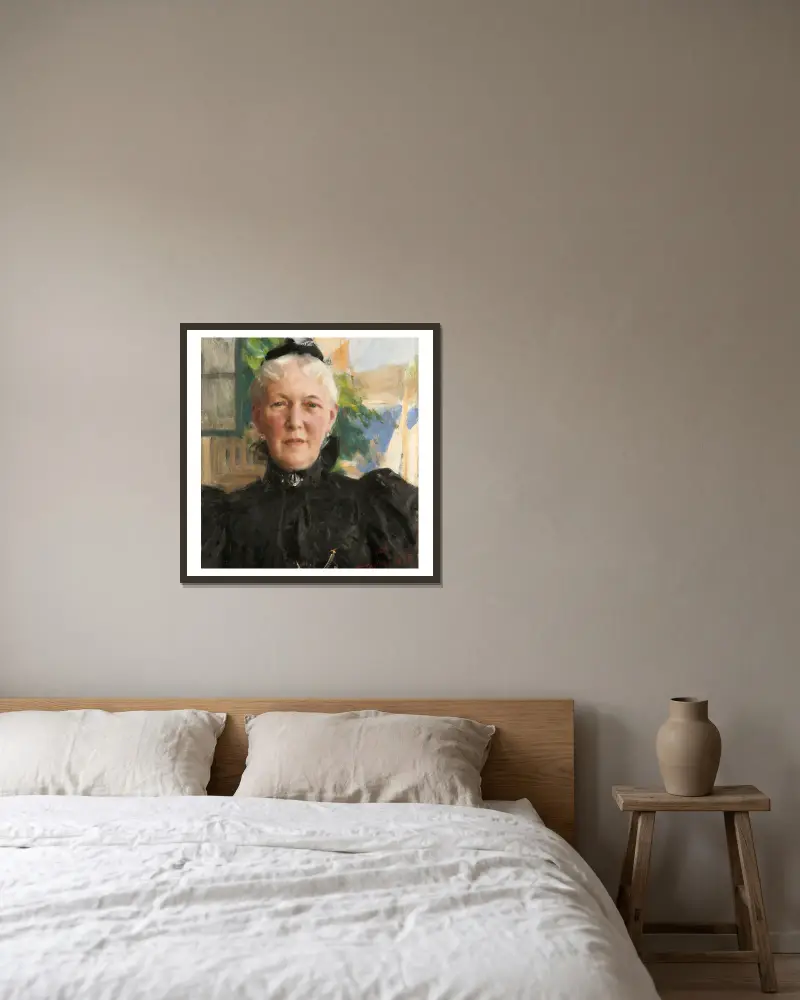 Göthilda Fürstenberg, Anders Zorn v rámu na stěně