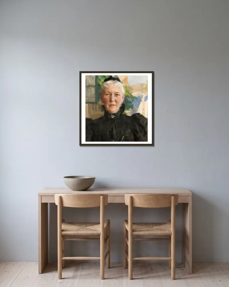 Göthilda Fürstenberg, Anders Zorn v rámu na stěně