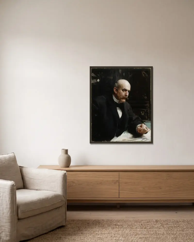 Halsey Cooley Ives, Anders Zorn v rámu na stěně