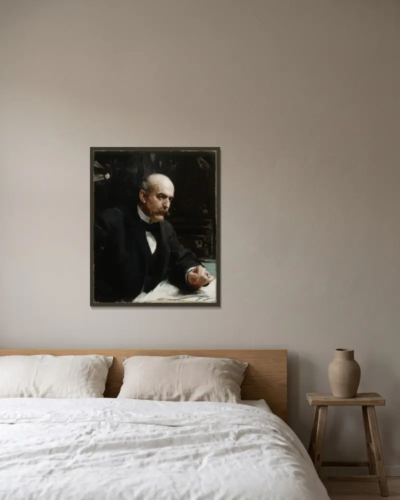 Halsey Cooley Ives, Anders Zorn v rámu na stěně