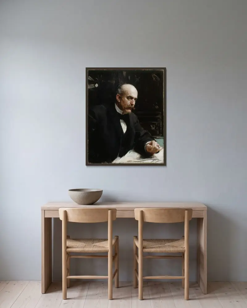 Halsey Cooley Ives, Anders Zorn v rámu na stěně