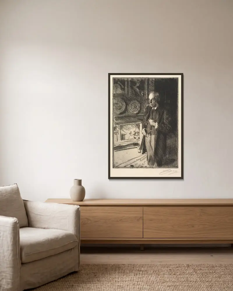 Henry Marquand, Anders Zorn w ramie na ścianie