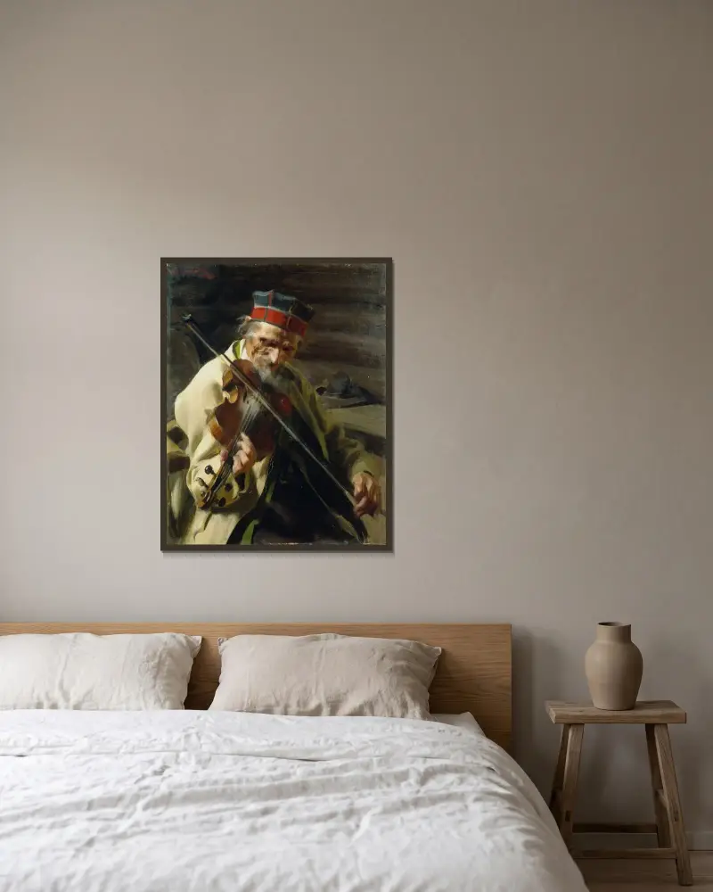 Hins Anders, Anders Zorn v rámu na stěně