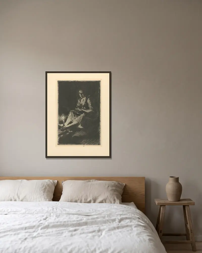 Ida, 19. století – č. 1, Anders Zorn v rámu na stěně
