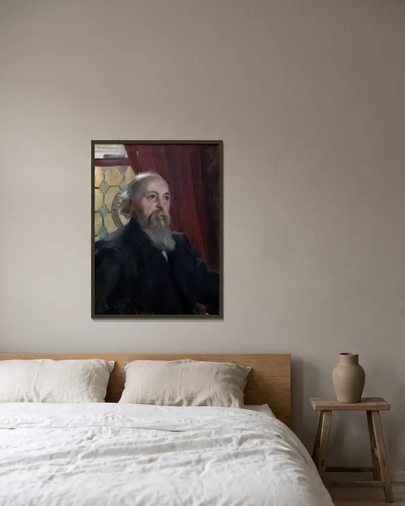 Jacques Thiel, Anders Zorn v rámu na stěně