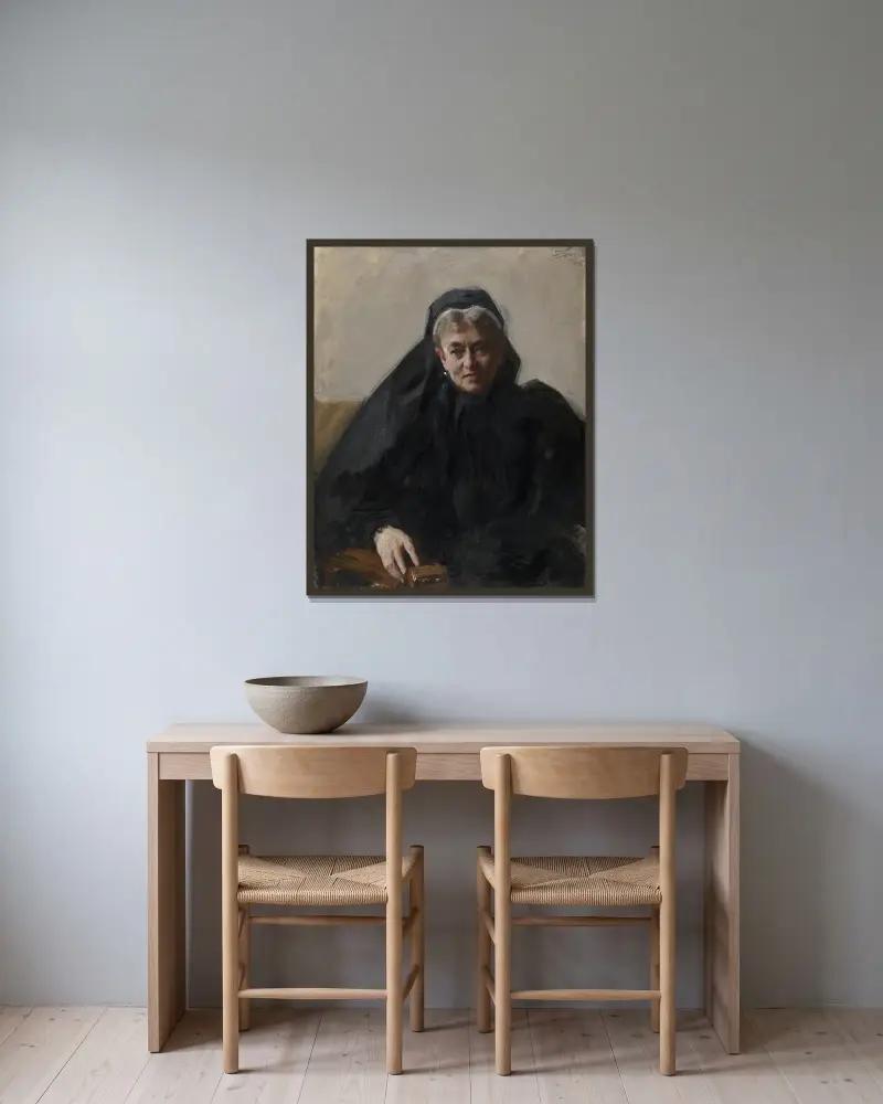 Maria Sheldon Scammon, Anders Zorn v rámu na stěně