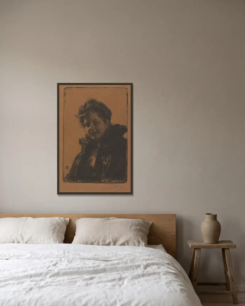 Paní Granbergová, Anders Zorn v rámu na stěně