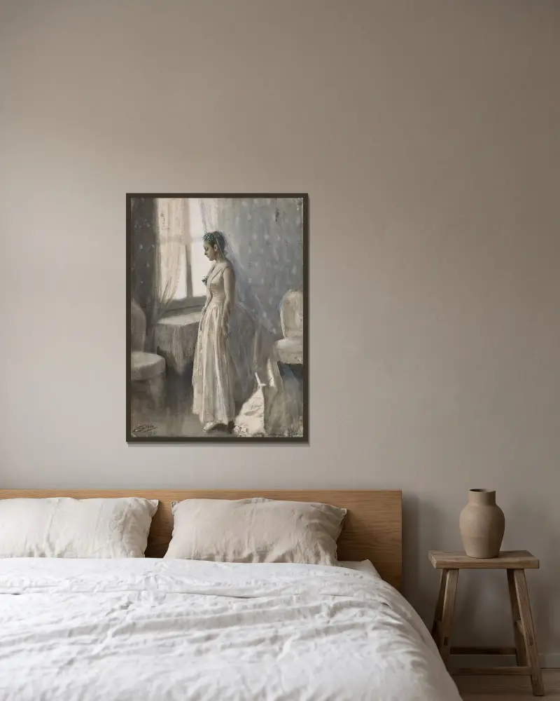 Nevěsta, Anders Zorn v rámu na stěně