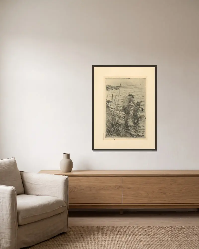 Premiéra – Nr. 1, Anders Zorn v rámu na stěně