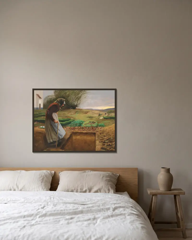 Podzim, Hans Andersen Brendekilde v rámu na stěně
