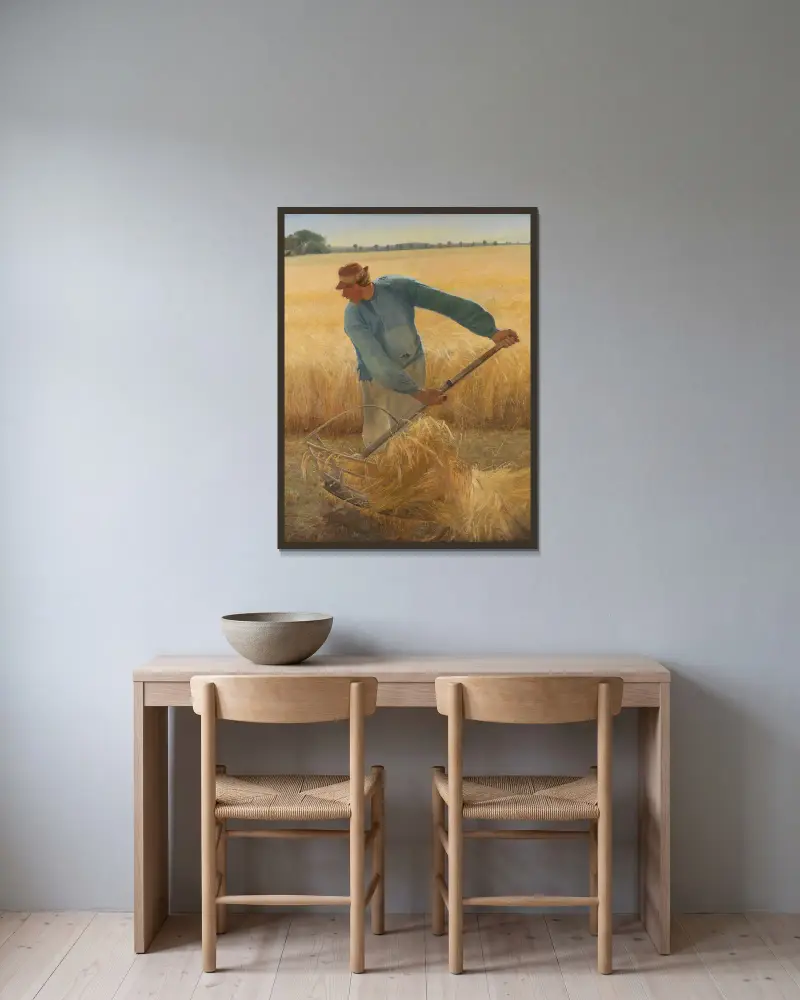 Skörd, Laurits Andersen Ring v rámu na stěně