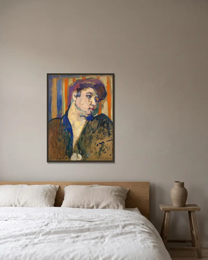 Frauenbüste von André Derain gerahmt an einer Wand