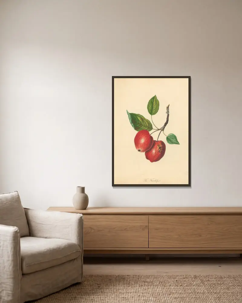 Foxwhelp von Thomas Andrew Knight gerahmt an einer Wand
