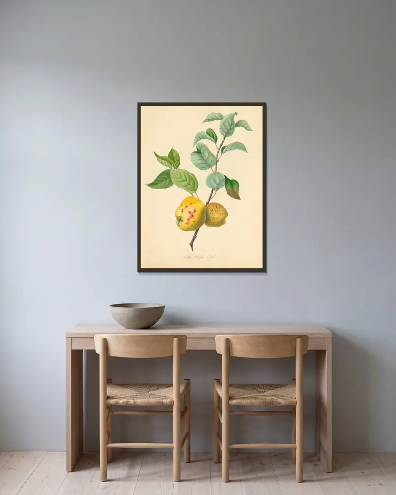 Hagloe Crab von Thomas Andrew Knight gerahmt an einer Wand