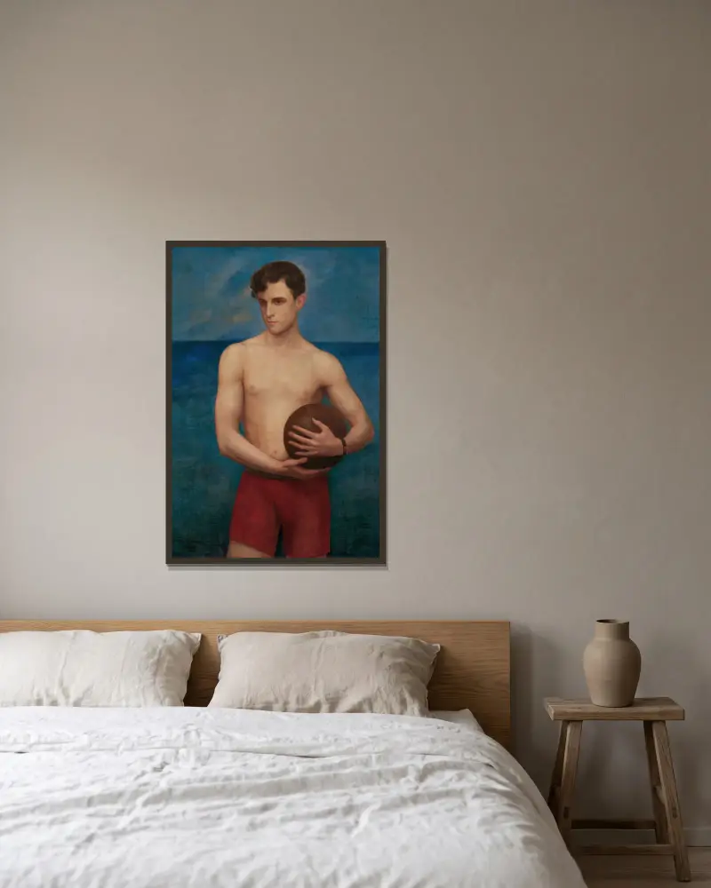 Sportowiec (Rámon Novarro), Ángel Zárraga w ramie na ścianie