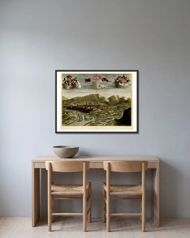 Cvnevm vulgo Coni von Anna Beek gerahmt an einer Wand