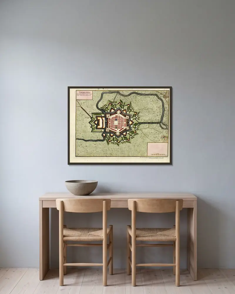 Sar-Louis von Anna Beek gerahmt an einer Wand