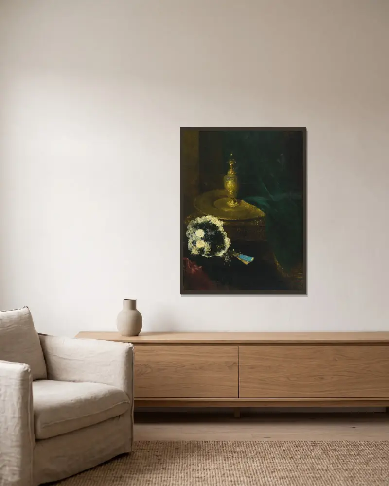 Nach dem Ball – Nr. 1 von Antoine Vollon gerahmt an einer Wand