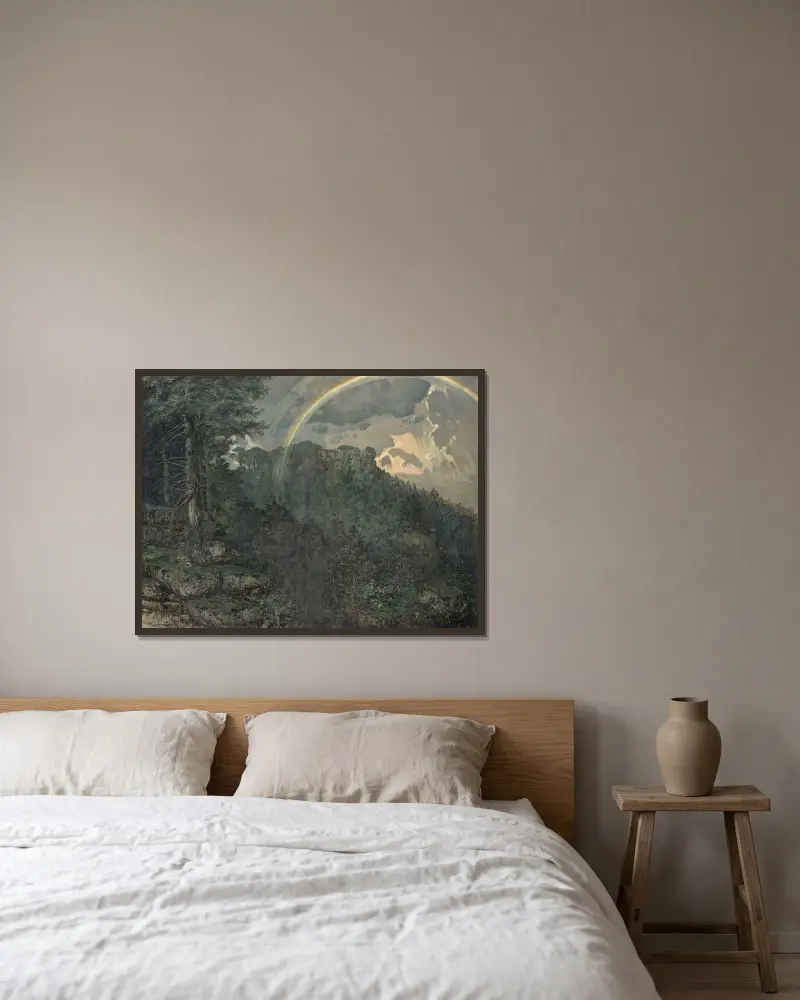 Odilienberg – Nr. 2 von Anton Seder gerahmt an einer Wand