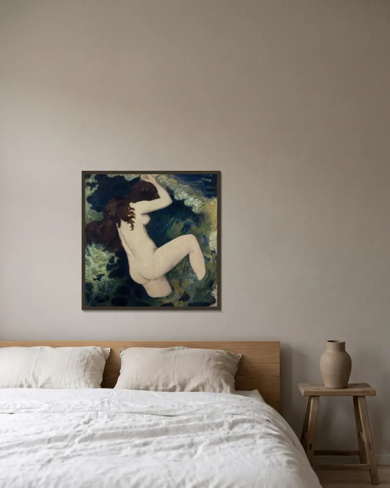 Vlna, Aristide Maillol v rámu na stěně