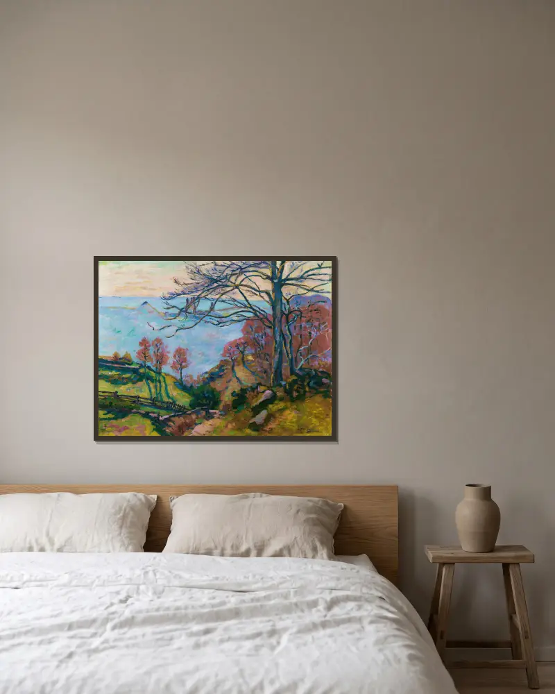 Les Bréjots, Armand Guillaumin v rámu na stěně