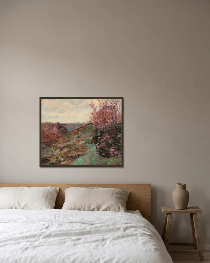 Landschaft, 1912 – Nr. 1 von Armand Guillaumin gerahmt an einer Wand