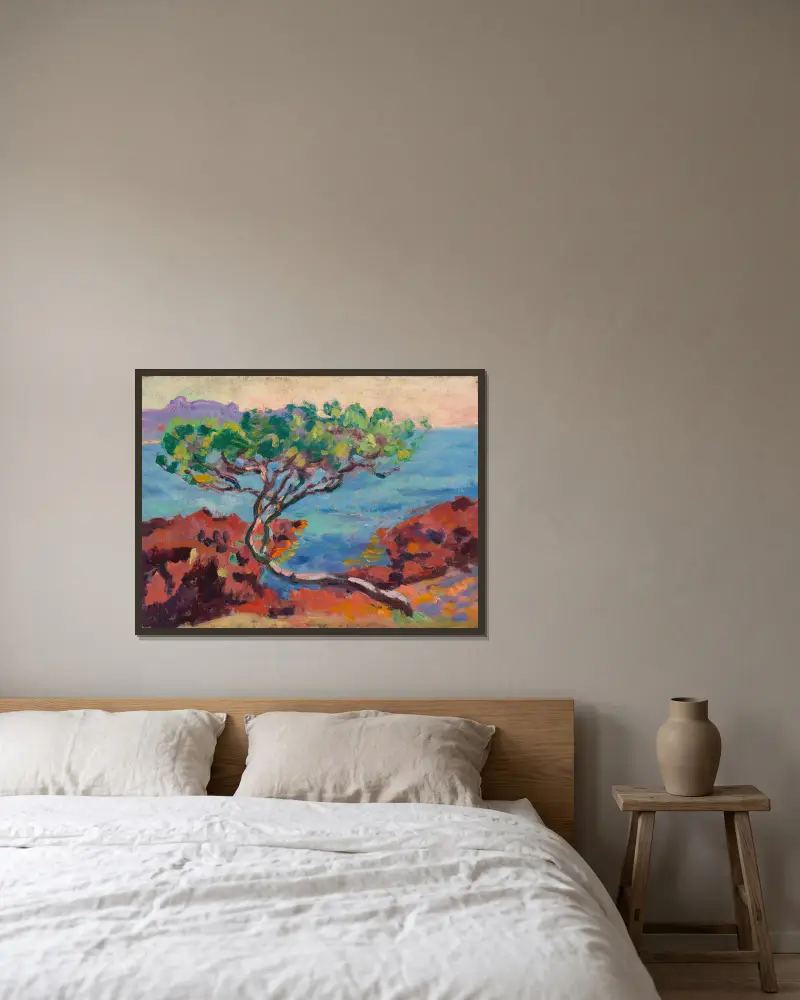 Krajobraz morski, Armand Guillaumin w ramie na ścianie