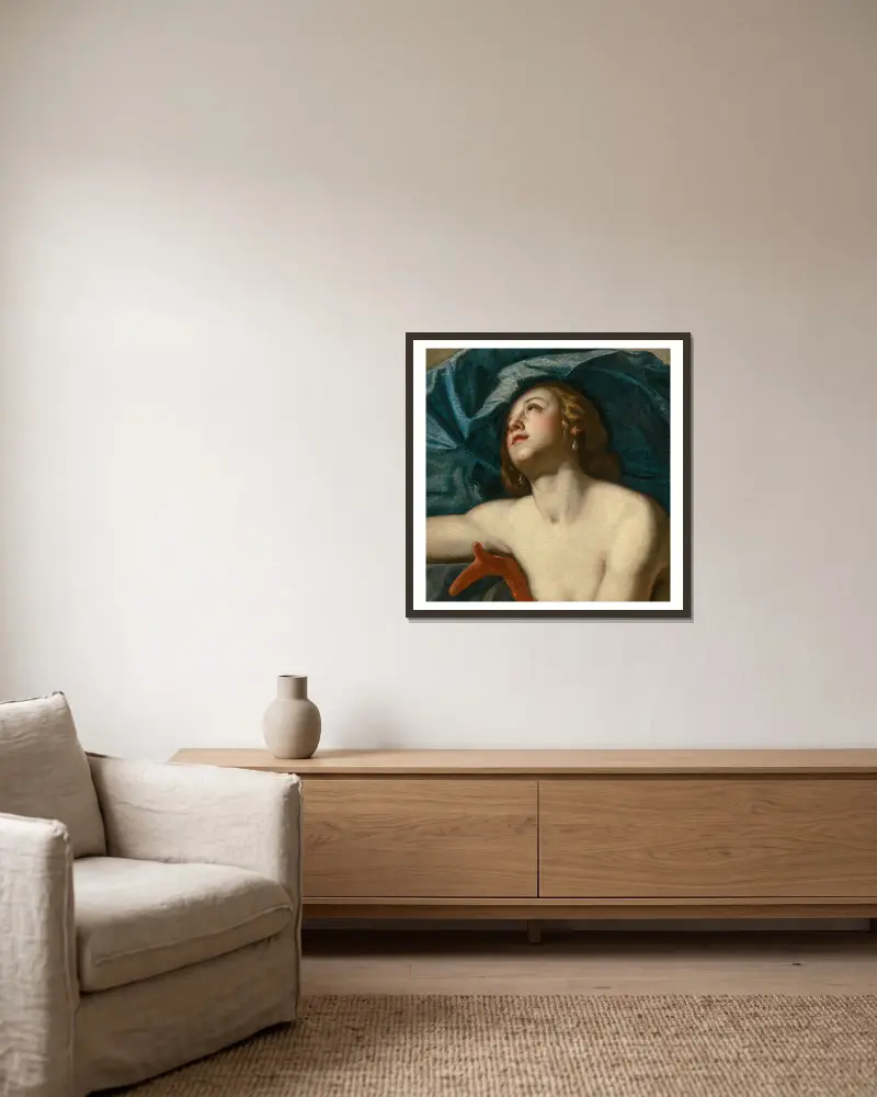 Galatea von Artemisia Gentileschi gerahmt an einer Wand