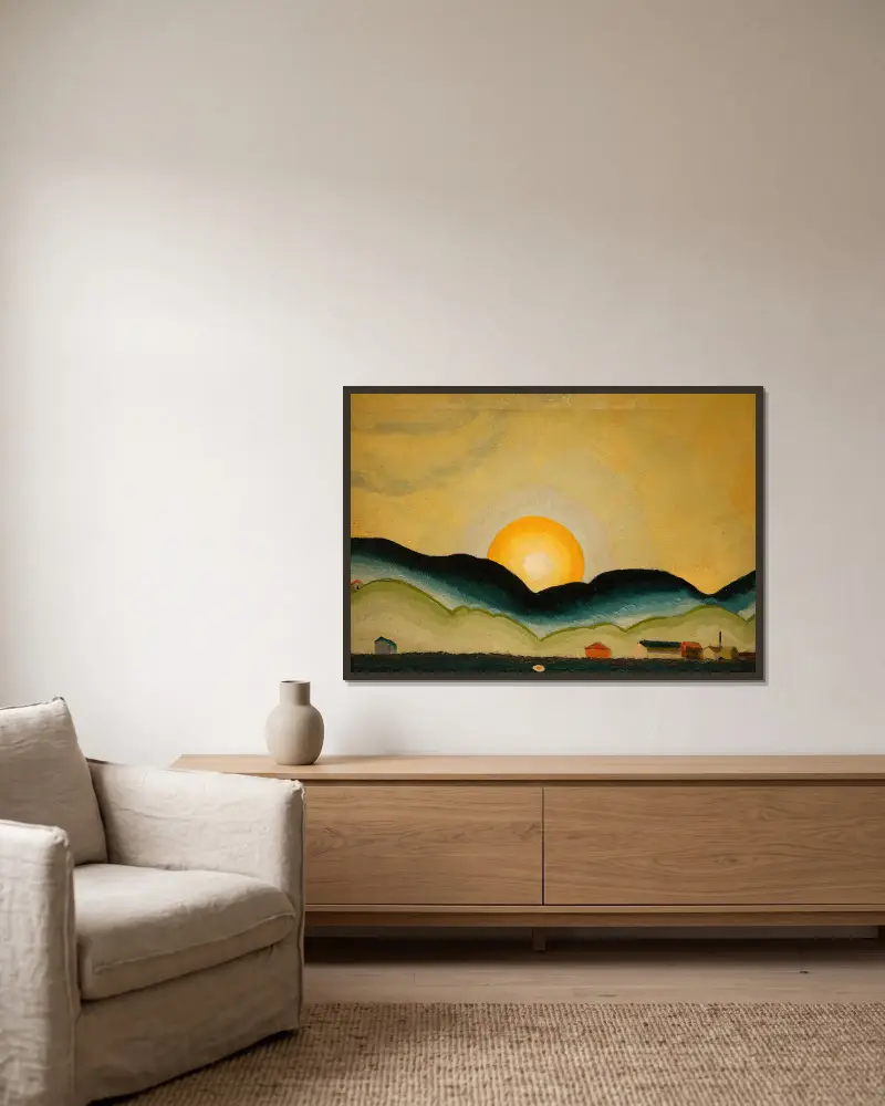 Northport Harbor von Arthur Dove gerahmt an einer Wand
