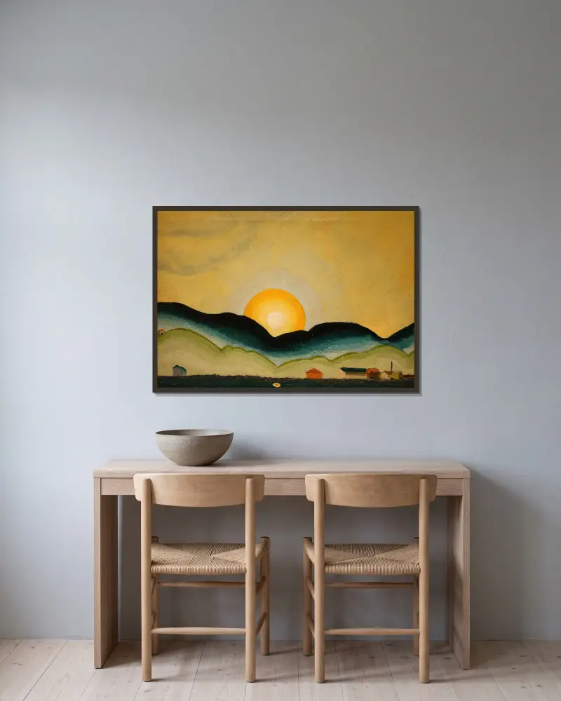 Northport Harbor von Arthur Dove gerahmt an einer Wand